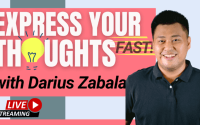 Ep 108: How to Express Your Thoughts Clearly in English! With Darius Zabala