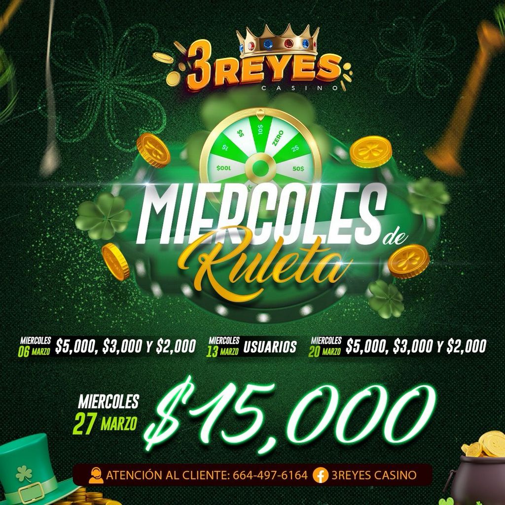 Descubre el Casino Tres Reyes: visita la página principal y disfruta de la mejor experiencia de juego sin salir de casa.